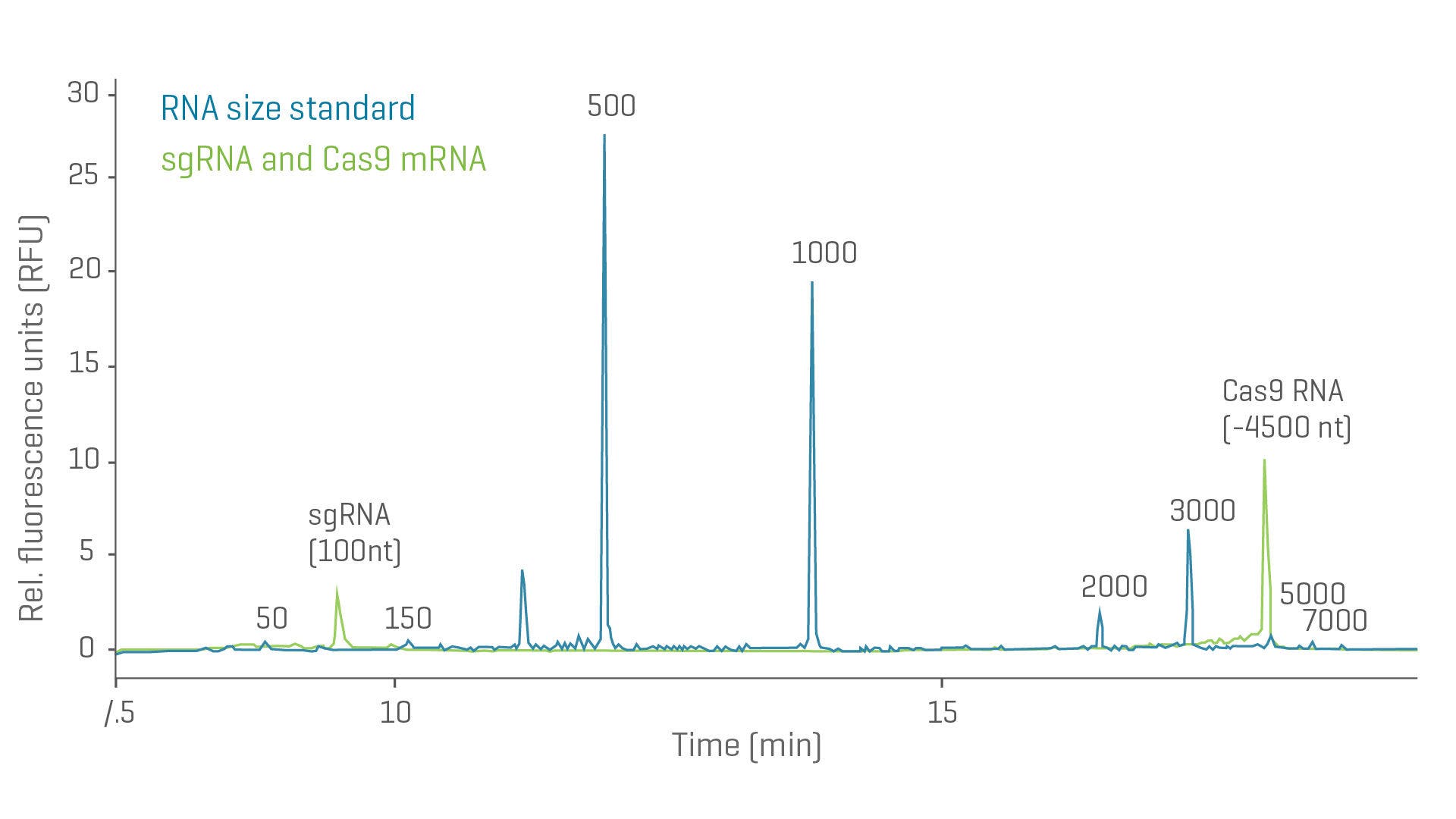 Quality of sgRNA and mRNA